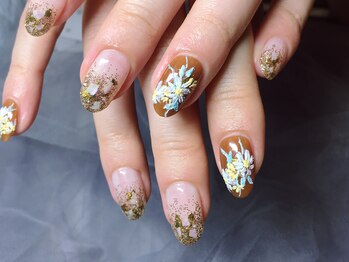 ネイルサロン リン(Lin)/秋ネイル グラデーションネイル