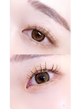 ソワ(soie.)/カラーエクステ束感なし&あり