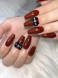 ボルドーリボン☆