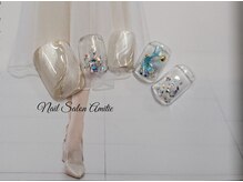 ネイルサロン アミティエ(Nail Salon Amitie)/▽.*Amitie 綺麗めnuance foot▽