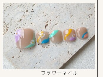 プレンティー 北千住西口店(plenty)/【FOOT】フラワーネイル