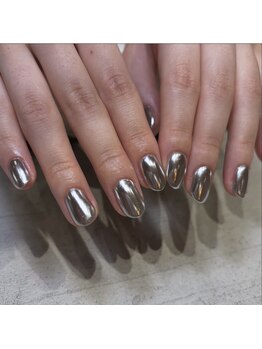 ウェイビーズ ネイル(wavy's.nail)/ミラーネイル