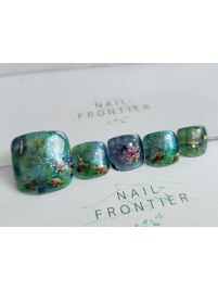 F絵画ネイルモネ水連11980円