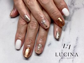 H-614大人上品クリスマスネイル