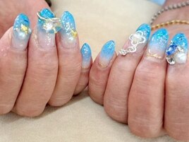 ゴージャスパーツ定額ネイル