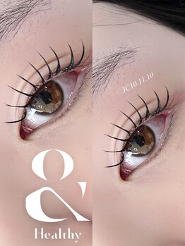 シェリアン 下赤塚店(Chelien)の写真/下がりまつ毛さんにリフトアップ効果◎エクステ+パーマの最新技術!&Healthyで理想のまつげへ♪