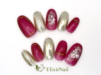 エリクサーネイル 神田(Elixir Nail)/シンプル / クーポン使用