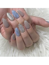 タイダイネイル　¥7500～