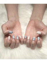 フラット(FLAT)/マーブルネイル