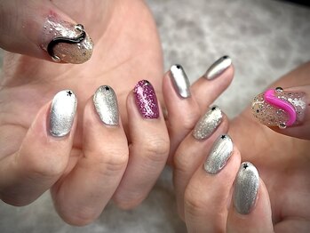 ヌル ネイル 堀江(NURU NAIL HORIE)/メンズネイル☆￥6,500