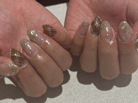 チェックネイル