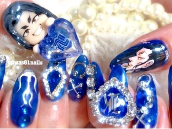 からふる/お客様オーダー推し活痛ネイル