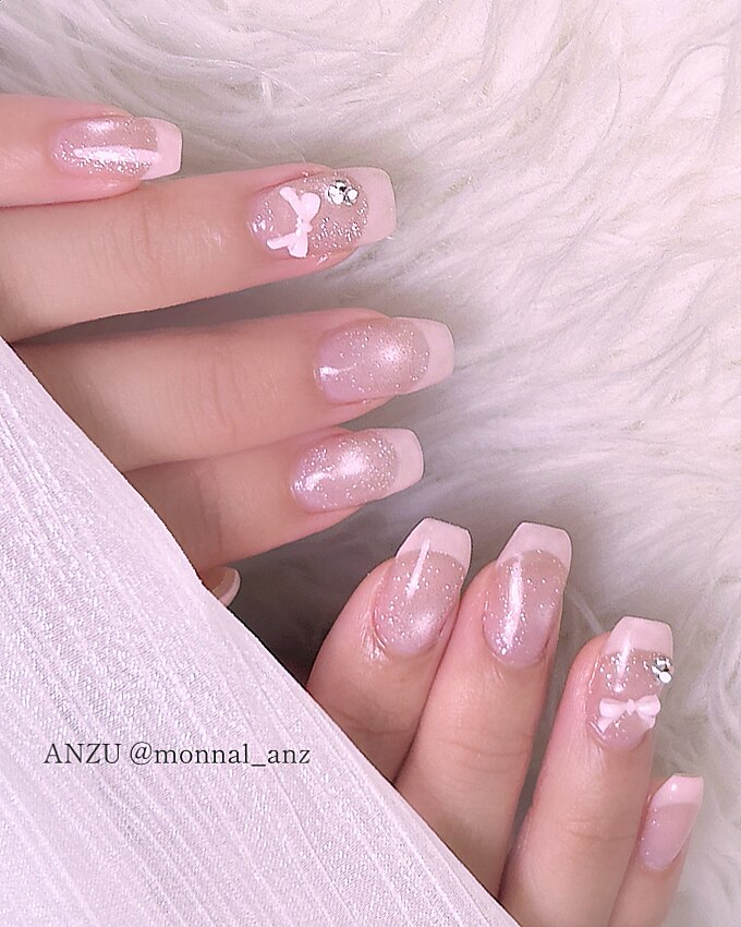 ANZU限定【HAND】シンプルジェルコース☆アート追加OK