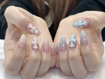 VB NAIL  新宿【長さだし/持ち込み/やり放題/パラジェル/マグネット/韓国/ワンホン】の写真/マグネットなどカラーも豊富で人気のワンホンや韓国パーツもたくさんご用意♪パラジェルフィルイン対応◎