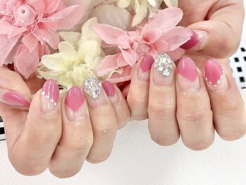 ディーネイル 京橋(D-nail)/立和名/お洒落ピンクフレンチ☆