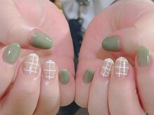 バーロ ビューティールーム(Balo Beauty Room)/チェックネイル　三軒茶屋