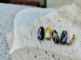 成人式の集い×お正月ネイル