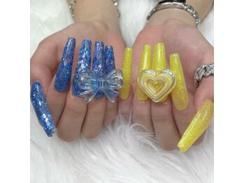 ラメワンカラー