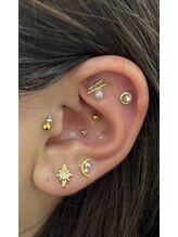 エーダブトーキョー 群馬店(Awww! tokyo)/耳つぼジュエリー両耳16粒