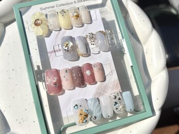 ピョルネイル 浦和(Byul Nail)の写真/【12:00~22:00】お仕事帰りの当日予約OK◎豊富なカラー・パーツでどんなデザインも理想通りの仕上がりに♪