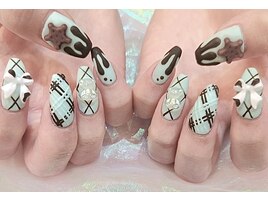 チョコミント ガーリー リボン
