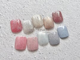 夏色フラッシュネイル