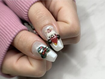 クロレ(Nail Salon COLORE)/クリスマスネイル 担当:粥川