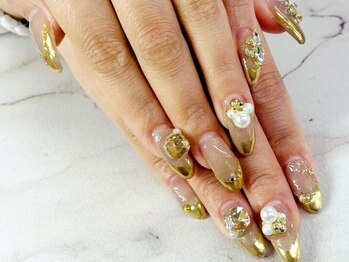 エクシア(ecxia)/ゴージャスパーツ定額ネイル