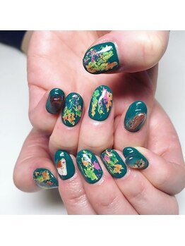 サニーサイドアップ ネイル(Sunny SideUp nail)/Green art