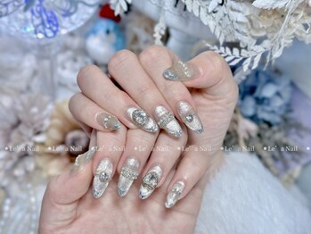 レアネイル 渋谷店(Le’a nail)/ガラスフレンチ☆