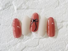 サローネ レジーナ(salone Regina)/リボン/シンプル/冬ネイル