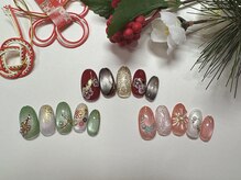 デザインネイル　6050円　他デザイン多数　成人式やお正月に和柄