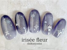 イリゼフルール 代官山店(irisee fleur)/ネイビー冬デザイン