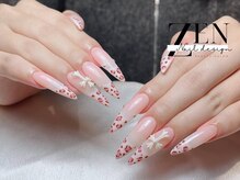 ゼン ネイル デザイン 池袋(ZEN NAIL DESIGN)/長さだしやり放題×つけ放題
