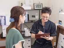 こころ治療院の雰囲気（しっかりお話を伺い生活原習慣から原因の手がかりを探します）