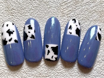 レイネイル 岐阜茜部店(RAY NAIL)/牛柄ネイル