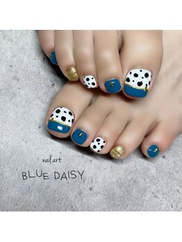 ブルーデイジー(BLUE DAISY)/animal foot nail