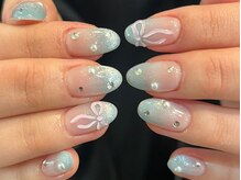 シェリーラメール 原宿店(cherie la mer)/リボンネイル