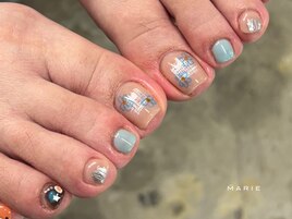 8)8000円 フットネイル 0612e