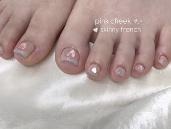 インザピンクリリー(in the pink LILY)/フット/チークネイル