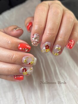 バーズ(Birds)/お正月ネイル