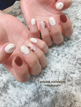 プライベート ネイルサロン マーマ(murmur)/カフェオレネイル