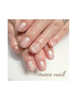 モコネイル(moco nail)/☆ワンカラー2本アート☆