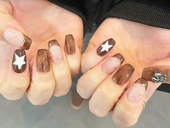 カルフールリル 姪浜店(carrefour Lir)/nail design：持ち込みデザイン