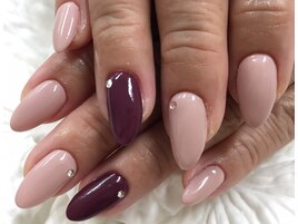 シンプルワンカラーネイル