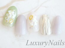 ラグジュアリーネイルズ タカダノババ(Luxury Nails Takadanobaba)/あわいろ*ニュアンス
