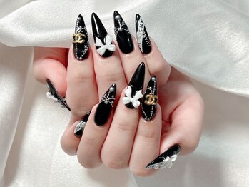 ティーアンドビー ネイルスタジオ(T&B NAIL STUDIO)/トレンドワンホンちゅるんネイル