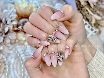 レアネイル 渋谷店(Le’a nail)/自爪持ち込みデザイン