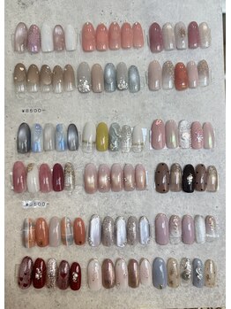 ベリル ネイルアンドアイラッシュ(beryl)/2月　定額ネイル