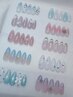 【自爪★60分定額A】8月最新トレンド／シンプルデザイン  